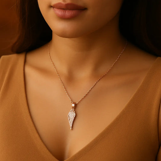 Angel Wing Pendant Necklace - Everray.in