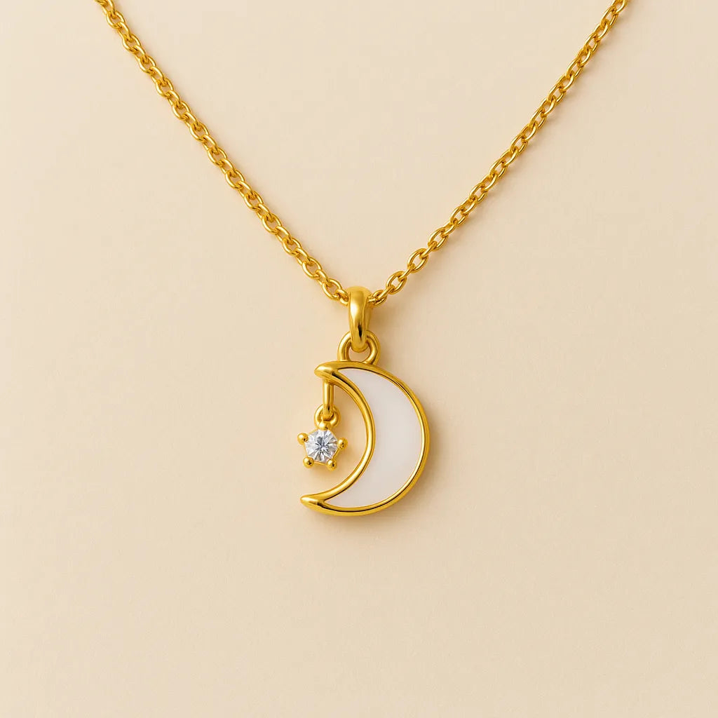 Chaandni Charm - Enamel Necklace