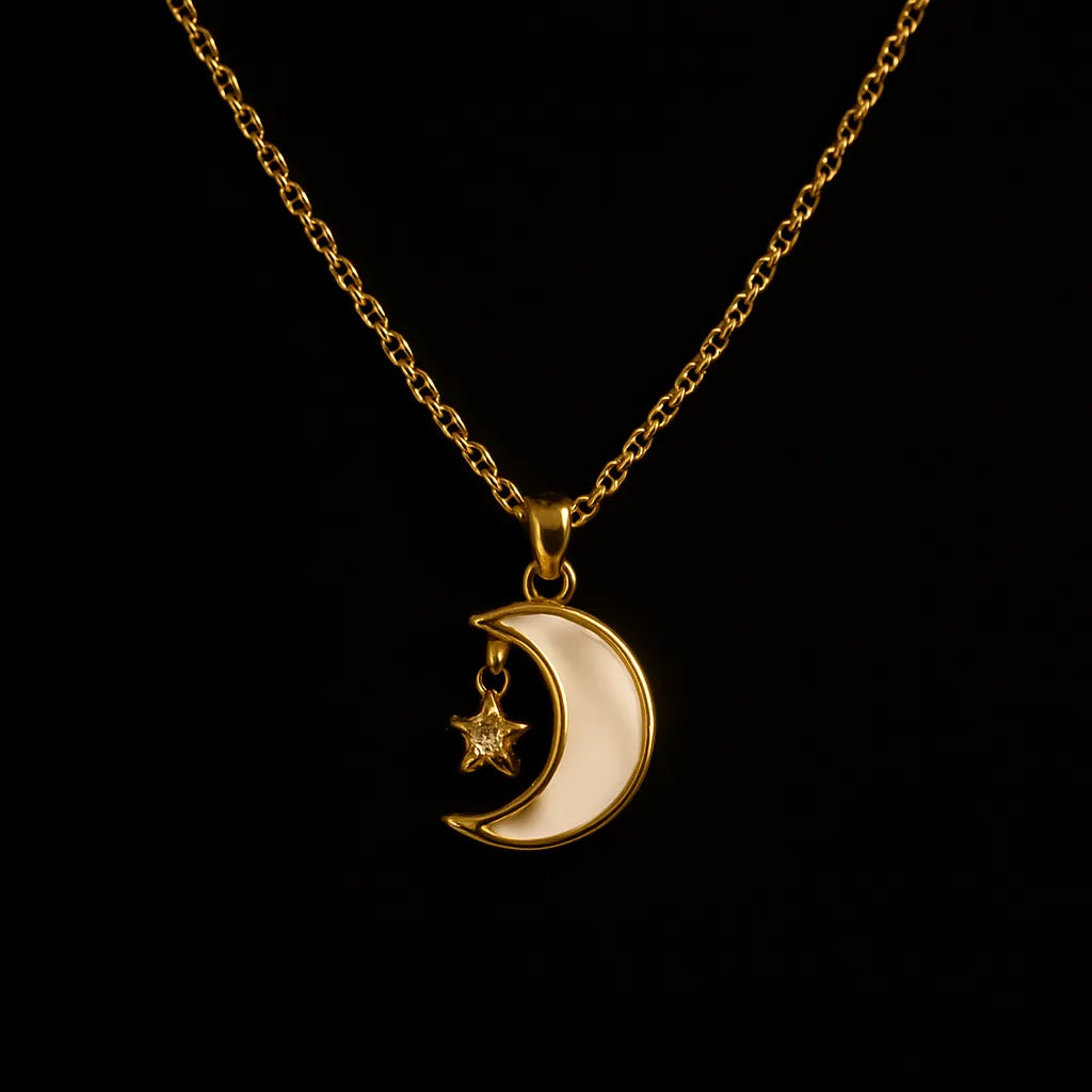 Chaandni Charm - Enamel Necklace