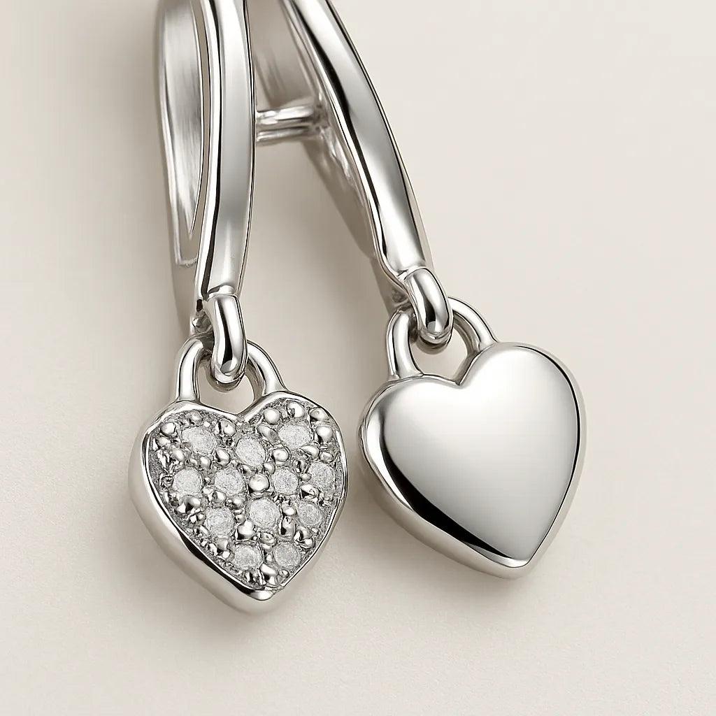 Everheart Duo Charm Earrings - Everray.in