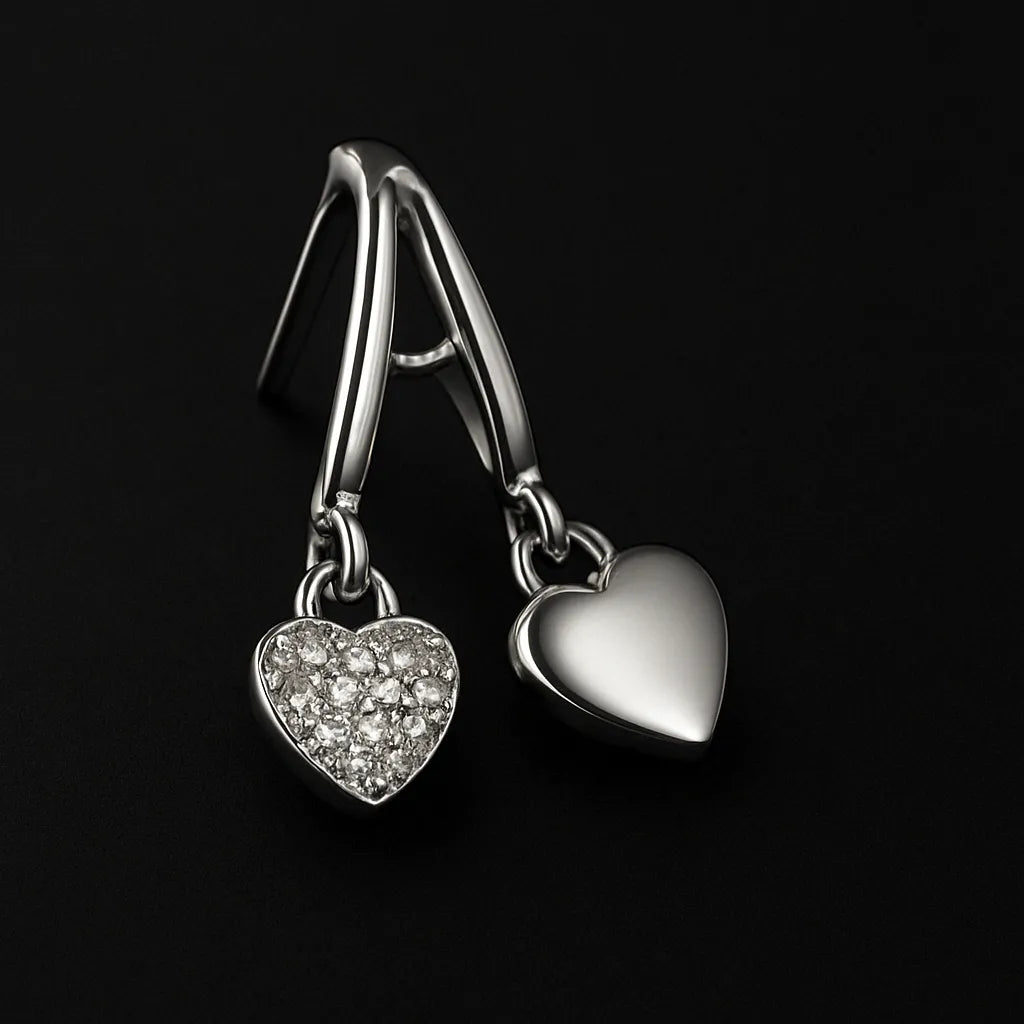 Everheart Duo Charm Earrings - Everray.in