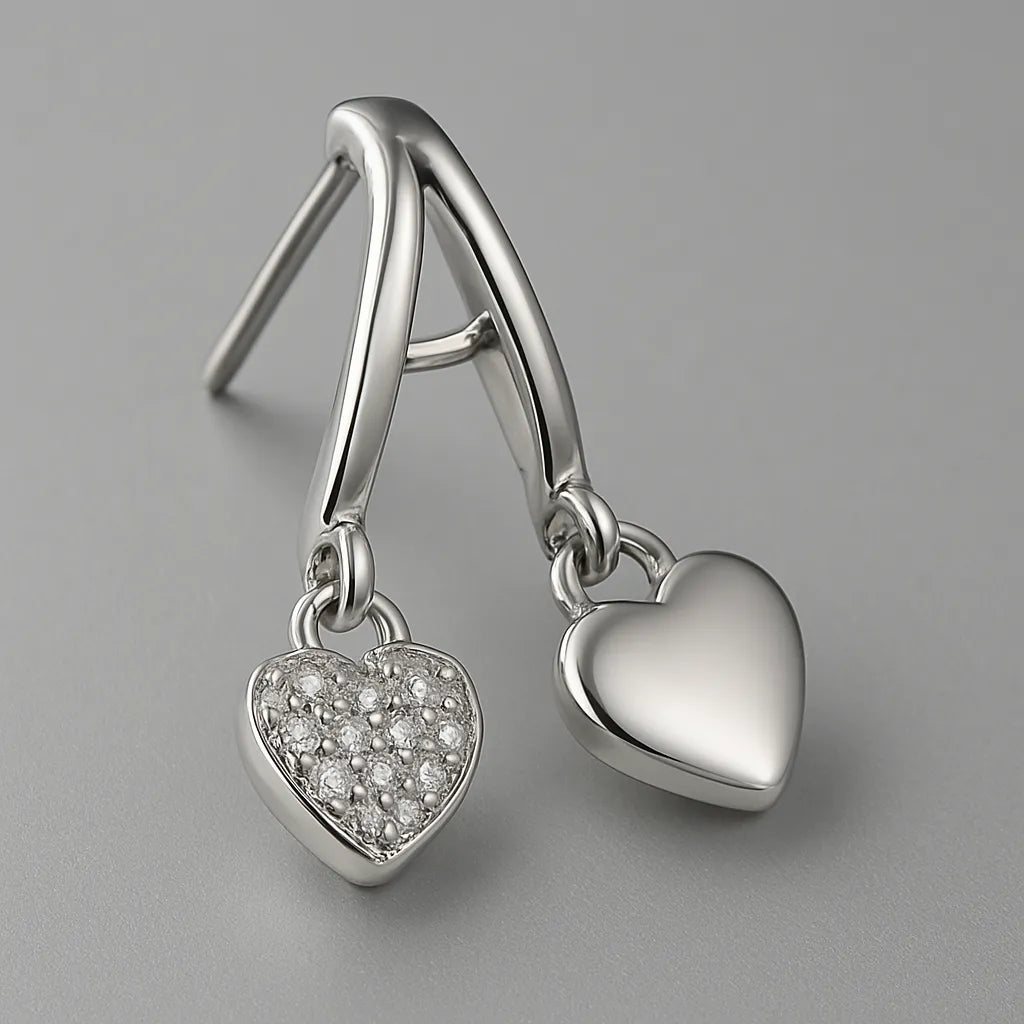 Everheart Duo Charm Earrings - Everray.in