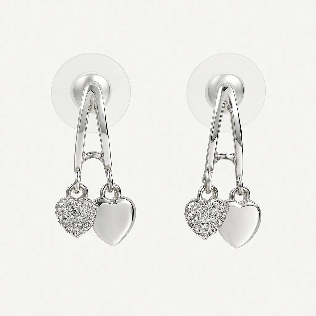 Everheart Duo Charm Earrings - Everray.in