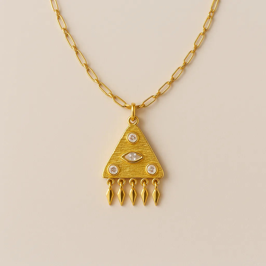 HEro shot of Suraksha: The Sacred Sentinel Necklace by everray.in