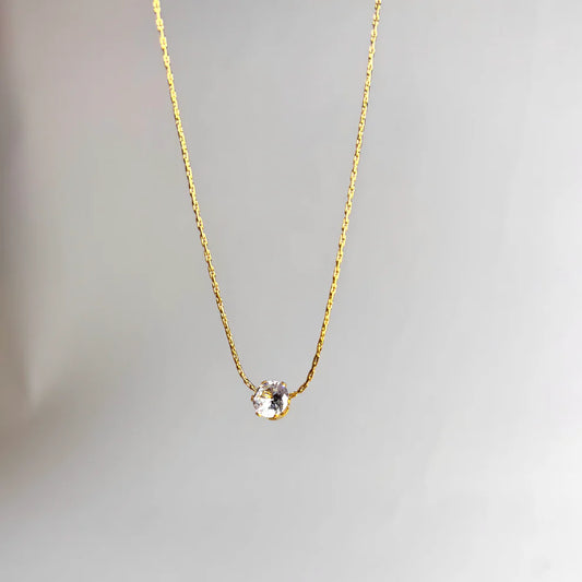 White single Diamond Necklace