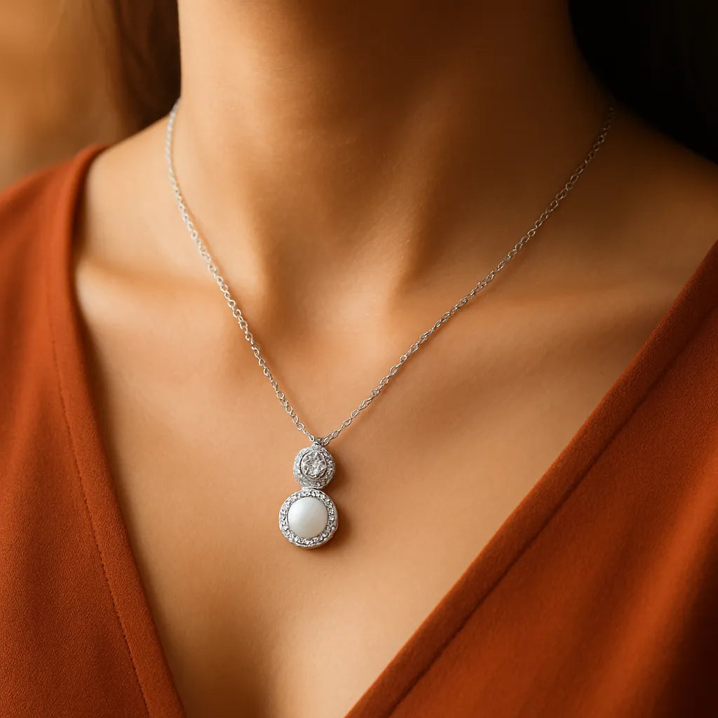Indulekha Necklace - Everray.in