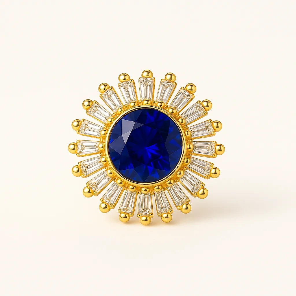 Sapphirya Bloom – Everyday Earrings for Women - Everray.in
