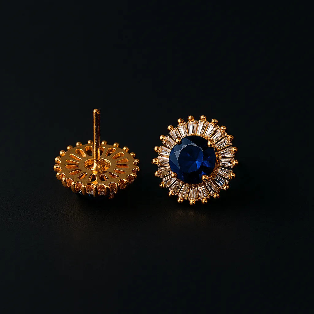Sapphirya Bloom – Everyday Earrings for Women - Everray.in