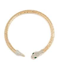 Serpenti Choker - Green