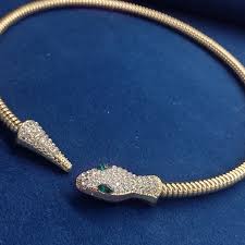 Serpenti Choker - Green