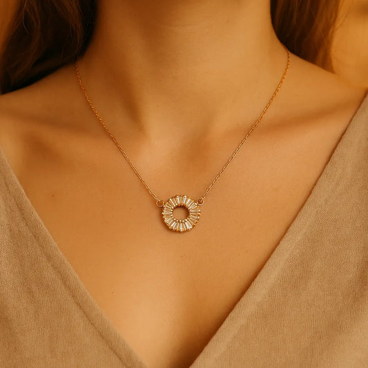 Aurelia Radiant Burst Pendant