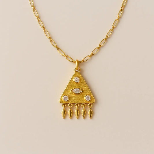 HEro shot of Suraksha: The Sacred Sentinel Necklace by everray.in