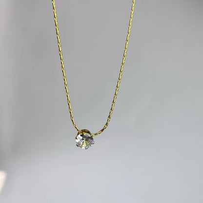 White single Diamond Necklace