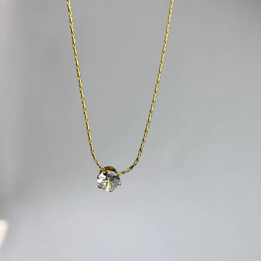 White single Diamond Necklace