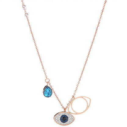 Nazar: Midnight Mirage Necklace hero shot by Everray.in