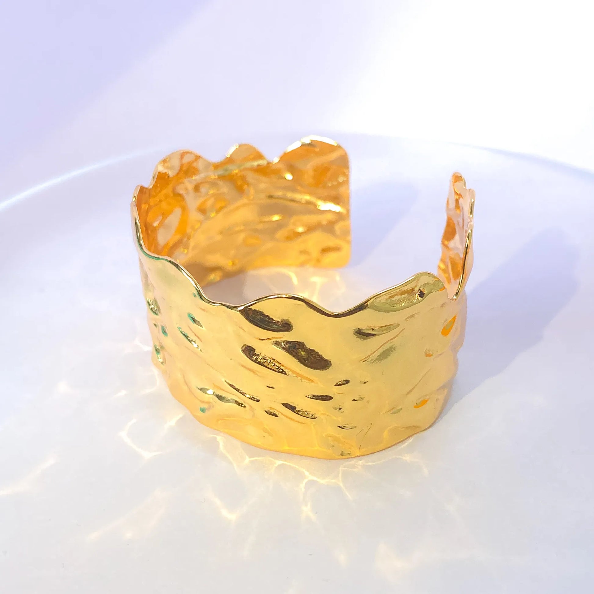Wavy Cuff Bracelet By Everray on a white background