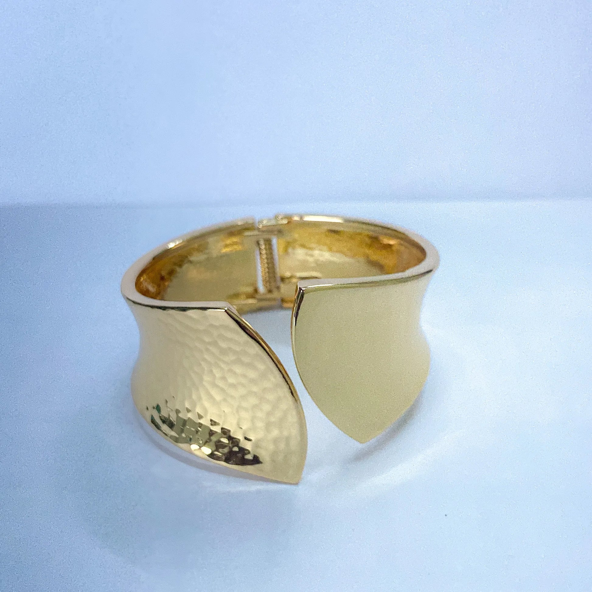 Wavy Texture  Bracelet by Everray with a unique design on a light blue background